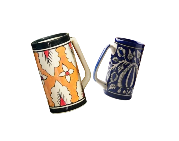 ceramic beer mug