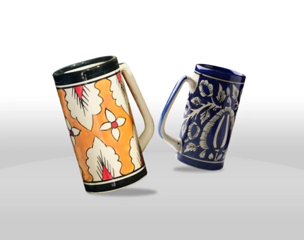 ceramic beer mug